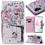 For Galaxy Note 10 Plus 3D Painted Pattern Horizontal Flip Leather Case, with Wallet & Holder & Card Slots & Lanyard(Girl Under The Tree)