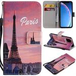 For iPhone 11 Pro Painted Pattern Horizontal Flip Leather Case, with Wallet & Holder & Card Slots & Lanyard(Tower)