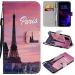 For iPhone 11 Painted Pattern Horizontal Flip Leather Case, with Wallet & Holder & Card Slots & Lanyard(Tower)