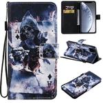 For iPhone 11 Pro Max Painted Pattern Horizontal Flip Leather Case, with Wallet & Holder & Card Slots & Lanyard(Magician)