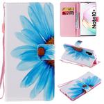 For Galaxy Note 10 Plus Painted Pattern Horizontal Flip Leather Case, with Wallet & Holder & Card Slots & Lanyard(Sunflower)