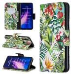 For Xiaomi Redmi Note 8 3D Pattern Colored Drawing Horizontal Flip Leather Case with Holder & Card Slots & Wallet(Banana Leaf)