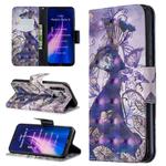 For Xiaomi Redmi Note 8 3D Pattern Colored Drawing Horizontal Flip Leather Case with Holder & Card Slots & Wallet(Peacock)