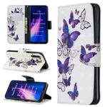 For Xiaomi Redmi Note 8 3D Pattern Colored Drawing Horizontal Flip Leather Case with Holder & Card Slots & Wallet(Group Butterfly)
