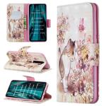 For Xiaomi Redmi Note 8 Pro 3D Pattern Colored Drawing Horizontal Flip Leather Case with Holder & Card Slots & Wallet(Kitten)