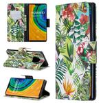 For Huawei Mate 30 Pro 3D Pattern Colored Drawing Horizontal Flip Leather Case with Holder & Card Slots & Wallet(Banana Leaf)