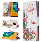 For Huawei Mate 30 Pro 3D Pattern Colored Drawing Horizontal Flip Leather Case with Holder & Card Slots & Wallet(Flamingo)