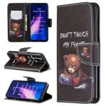 For Xiaomi Redmi Note 8 Colored Drawing Horizontal Flip Leather Case with Holder & Card Slots & Wallet(Little Bear)