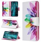 For Huawei Mate 30 Pro Colored Drawing Horizontal Flip Leather Case with Holder & Card Slots & Wallet(Sunflower)