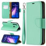 For Xiaomi Redmi Note 8 Litchi Texture Pure Color Horizontal Flip PU Leather Case with Holder & Card Slots & Wallet & Lanyard(Green)