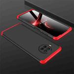 For Xiaomi Mi 10T Lite 5G GKK Three Stage Splicing Full Coverage PC Case(Black+Red)