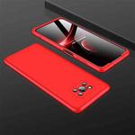 For Xiaomi Poco X3 NFC GKK Three Stage Splicing Full Coverage PC Case(Red)