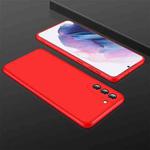 For Samsung Galaxy S21+ 5G GKK Three Stage Splicing Full Coverage PC Case(Red)
