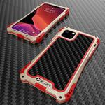 For iPhone 11 Pro R-JUST AMIRA Shockproof Dustproof Metal Protective Case(Gold Red)