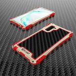 For Galaxy Note 10 R-JUST AMIRA Shockproof Dustproof Metal Protective Case(Gold Red)