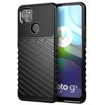 For Motorola Moto G9 Power Thunderbolt Shockproof TPU Protective Soft Case(Black)