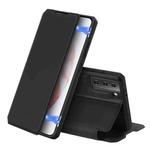 For Samsung Galaxy S21 5G DUX DUCIS Skin X Series PU + TPU Horizontal Flip Leather Case with Holder & Card Slots(Black)