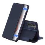 For Samsung Galaxy S21 5G DUX DUCIS Skin X Series PU + TPU Horizontal Flip Leather Case with Holder & Card Slots(Blue)