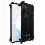 For Galaxy Note 10 R-JUST Shockproof Dustproof Armor Metal Protective Case(Black)