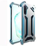 For Galaxy Note 10 R-JUST Shockproof Dustproof Armor Metal Protective Case(Blue)