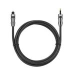 EMK OD6.0mm 3.5mm Digital Sound Toslink to Mini Toslink Digital Optical Audio Cable, Length:3m