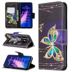 For Xiaomi Redmi Note 8 Colored Drawing Horizontal Flip Leather Case with Holder & Card Slots & Wallet(Big Butterfly)