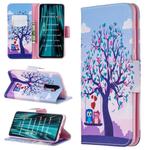 For Xiaomi Redmi Note 8 Pro Colored Drawing Horizontal Flip Leather Case with Holder & Card Slots & Wallet(Eagle Tree)