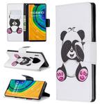 For Huawei Mate 30 Pro Colored Drawing Horizontal Flip Leather Case with Holder & Card Slots & Wallet(Big Panda)