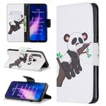 For Xiaomi Redmi Note 8 Colored Drawing Horizontal Flip Leather Case with Holder & Card Slots & Wallet(Tree Panda)