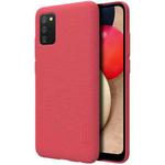 For Samsung Galaxy A02s / M02s NILLKIN Frosted Concave-convex Texture PC Protective Case(Red)