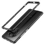 For Huawei Mate 40 Pro Aurora Series Lens Protector + Metal Frame Protective Case(Black)