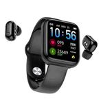 X8 1.69 inch HD Color Screen Bluetooth Earphone Smart Bracelet, Support Sleep Monitoring / Blood Pressure Monitoring / Heart Rate Monitoring(Black)