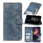 For OPPO A54 5G / A74 5G / A93 5G Antelope Texture Magnetic Buckle Horizontal Flip PU Leather Case with Card Slots & Wallet & Holder(Blue)