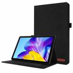 For Huawei Enjoy Tablet 2 10.1 / T10 / T10S Horizontal Flip TPU + Fabric PU Leather Protective Case with Name Card Clip(Black)