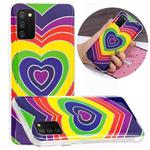 For Samsung Galaxy A02s(EU Version) Plating TPU Protective Case(Love)