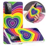 For Samsung Galaxy A72 5G / 4G Plating TPU Protective Case(Love)