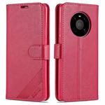 For Huawei Mate 40 AZNS Sheepskin Texture Horizontal Flip Leather Case with Holder & Card Slots & Wallet(Red)
