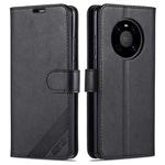 For Huawei Mate 40 AZNS Sheepskin Texture Horizontal Flip Leather Case with Holder & Card Slots & Wallet(Black)