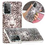 For Samsung Galaxy A52 5G / 4G Luminous TPU Mobile Phone Protective Case(Leopard Tiger)