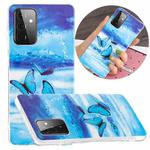 For Samsung Galaxy A72 5G / 4G  Luminous TPU Mobile Phone Protective Case(Butterflies)