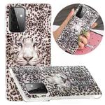 For Samsung Galaxy A72 5G / 4G Luminous TPU Mobile Phone Protective Case(Leopard Tiger)