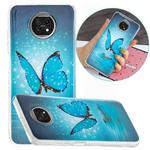 For Xiaomi Redmi Note 9T Luminous TPU Mobile Phone Protective Case(Butterfly)