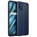 For OPPO Realme V11 Litchi Texture TPU Shockproof Case(Blue)