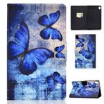 For Huawei MediaPad M6 8.4 Colored Drawing Electric Pressed Horizontal Flip Leather Case, with Holder & Card Slots(Butterfly)