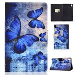 For Huawei MediaPad M6 10.8 Colored Drawing Electric Pressed Horizontal Flip Leather Case, with Holder & Card Slots(Butterfly)