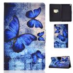 For Galaxy Tab A 8.0 2019 / T290 Colored Drawing Electric Pressed Horizontal Flip Leather Case, with Holder & Card Slots(Butterfly)