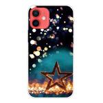 For iPhone 12 / 12 Pro Shockproof Painted Transparent TPU Protective Case(Night View Stars)