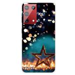 For OnePlus 9 Shockproof Painted Transparent TPU Protective Case(Night View Stars)