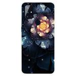 For OnePlus Nord N10 5G Shockproof Painted Transparent TPU Protective Case(Snow Lotus)