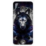 For OnePlus Nord N100 Shockproof Painted Transparent TPU Protective Case(Magic Wolf)